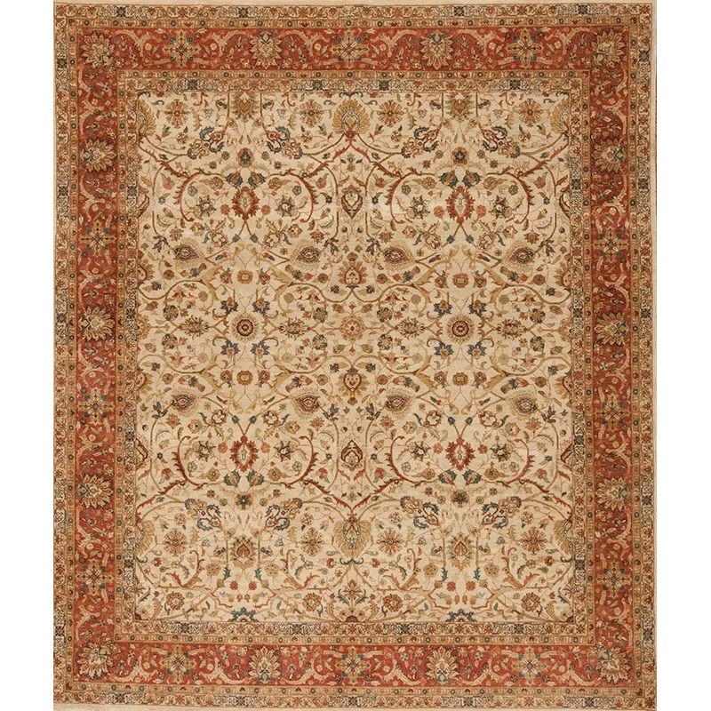 Traditional One Of A Kind, 100937 Lavar 656, Ivory/Terracotta
