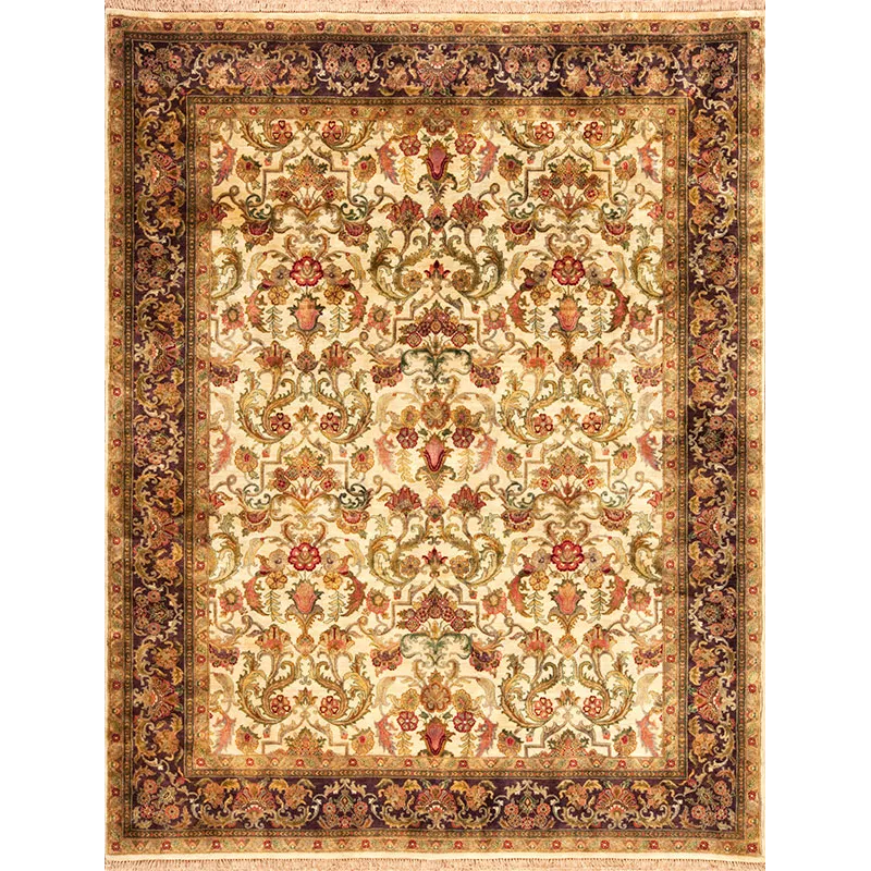 Golden Age Glamour, Ivory/Aubergine
