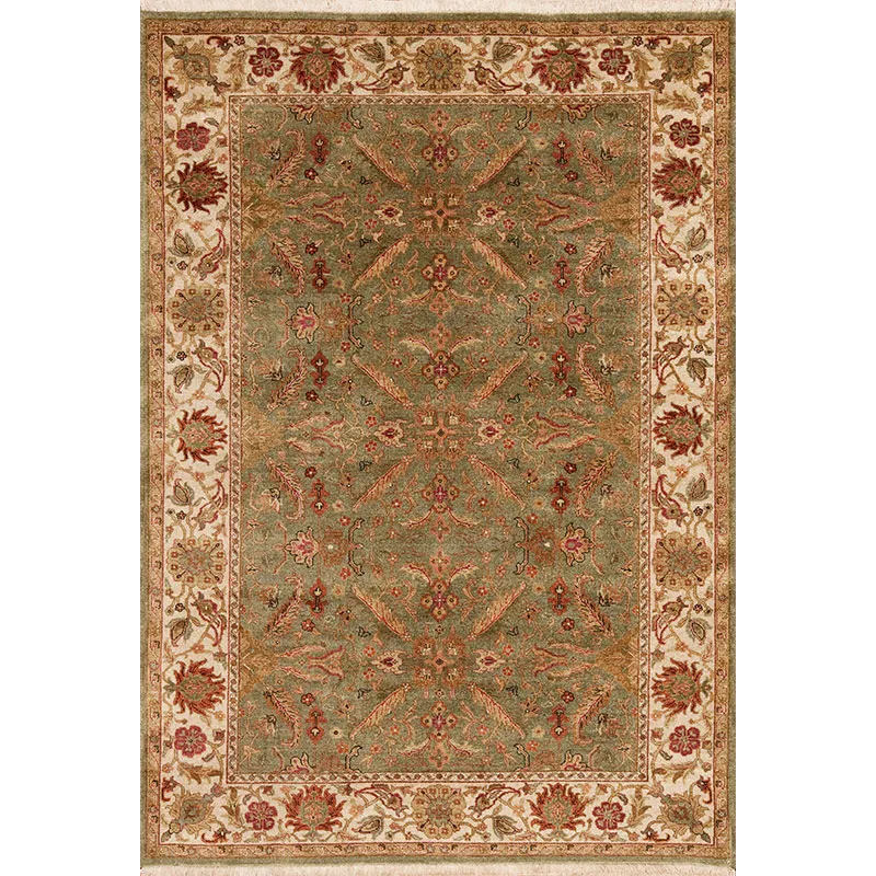 Assorted Traditional 108838 Hendon Collection Allington, Green/Ivory