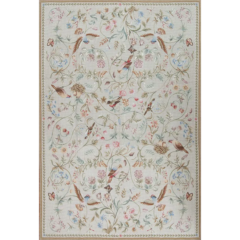 Needlepoints Rugs 112166 Gros Point Needlepoint