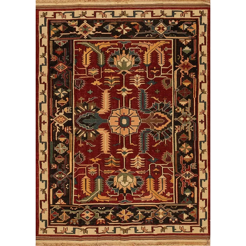 Discovery Flatweaves, 115033 4002, Red/Ivory