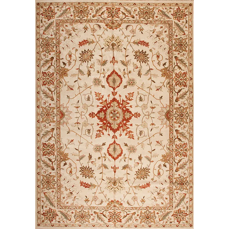 One of a Kind 116671 Oushak Collection , Oushak-3, Ivory/Ivory