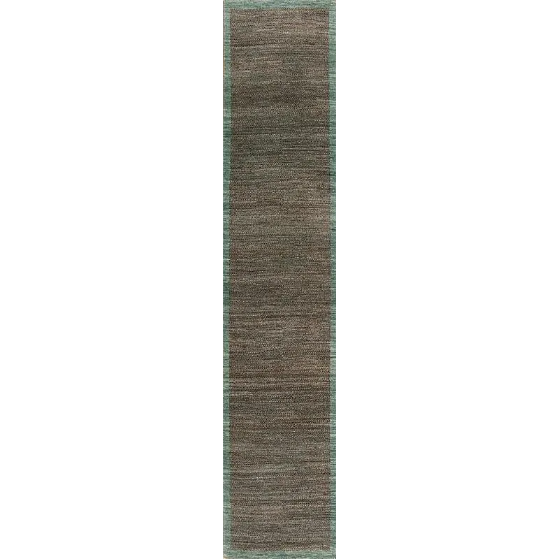 Textures, Herringbone, Chocolate/Wedgewood