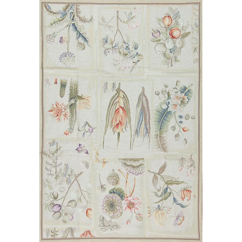 Needlepoints Rugs 121767 Gros Point Needlepoint
