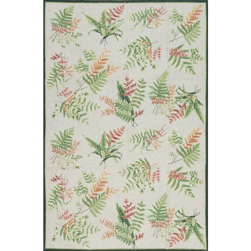 Needlepoints Rugs 121768 Gros Point Needlepoint