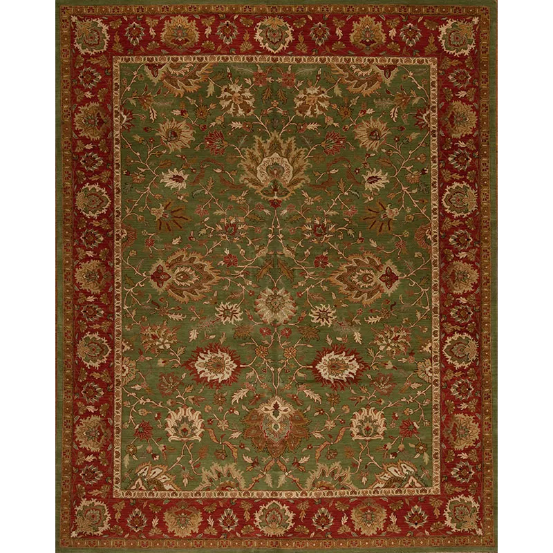 121910 Mahal , M-203, Green/Rust