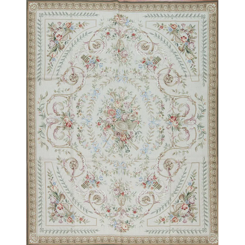 Needlepoints Rugs 122958 Gros Point Needlepoint