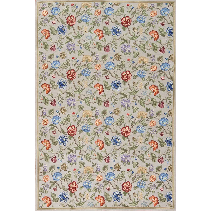 Needlepoints Rugs 122967 Gros Point Needlepoint