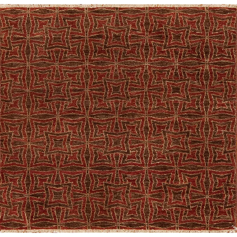 Squares 127225 Patina, Tc-5210, Chocolate/Red