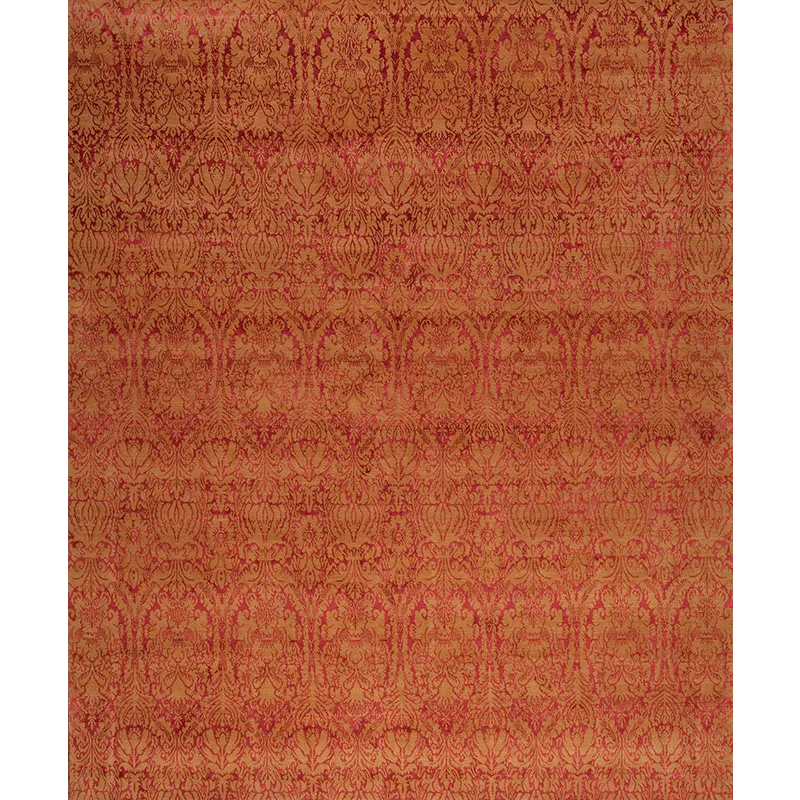 Modern Tibet Series 127395 Modern Tibet 3 , Damask Damask, Red