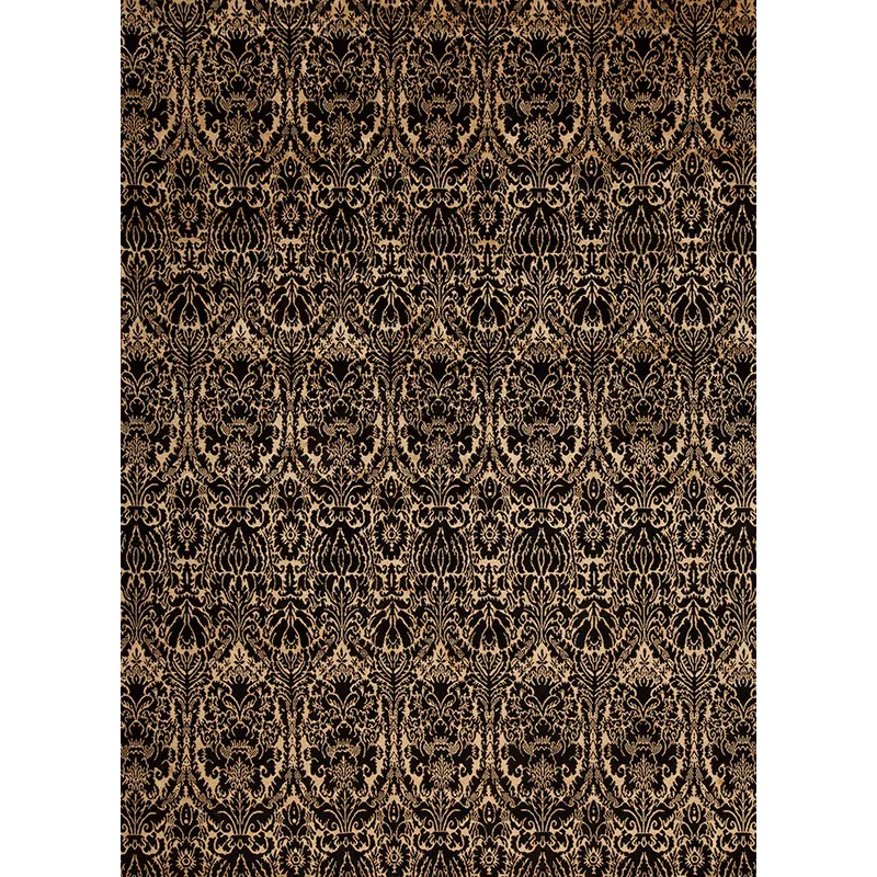 Modern Tibet Series 128849 Modern Tibet 3 , Damask Damask, Black