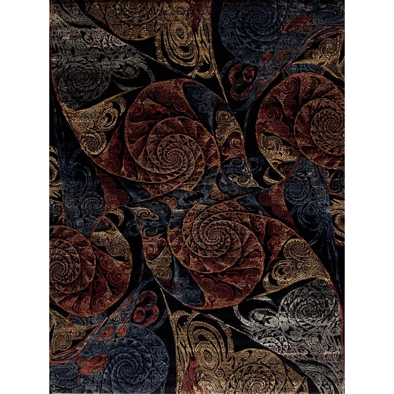 Art Tec, Spiral, Wool &amp; Silk, Black
