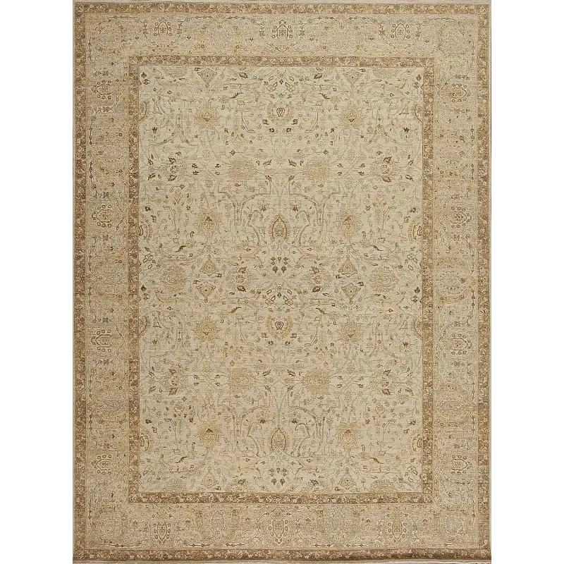 Assorted Traditional 132996 Meshad-82, Ivory/Beige