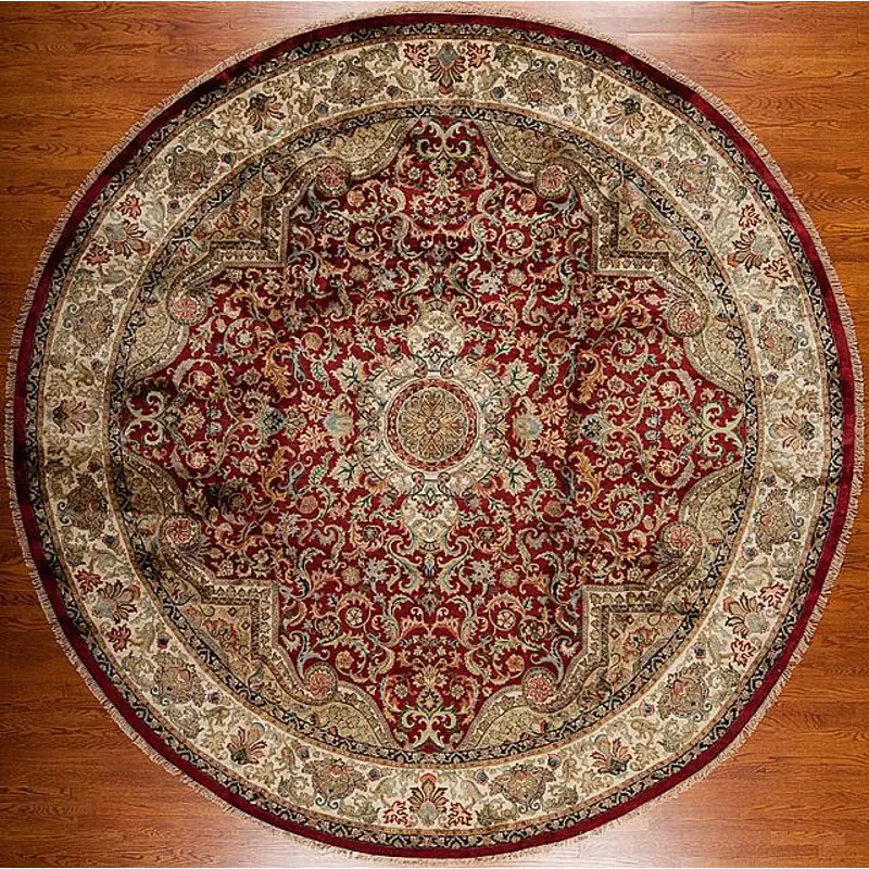 Golden Age Rounds Jewel, Red/Ivory