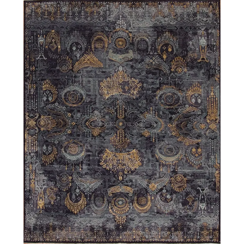 Assorted Transitional 143459 Manhattan Reserve Damrosch Midnight