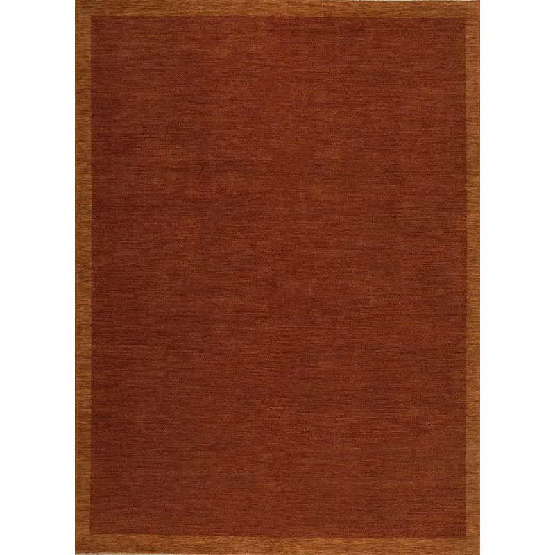 145286 Textures , Herringbone, Crimson/Pumpkin