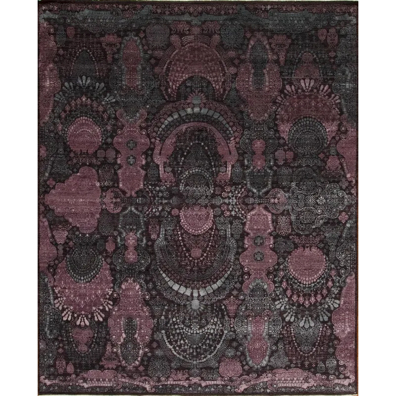 Manhattan Reserve Wool &amp; Silk, Hanover Square, Aubergine