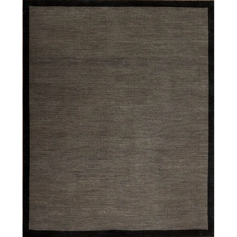 Textures, Herringbone, Silver/Black