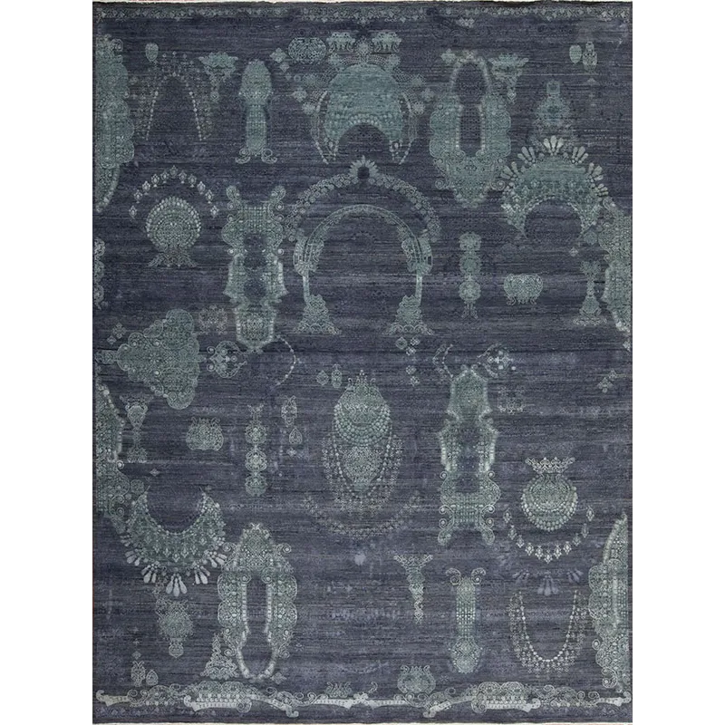 Manhattan Reserve Wool &amp; Silk , Hanover Square, Steel Blue
