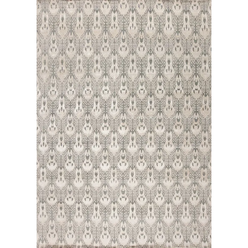 One of a Kind 147003 Jazz Wool &amp; Viscose Bargarh-7c, Ivory