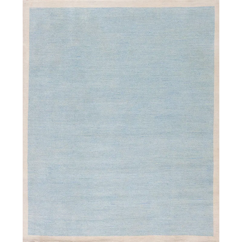 Textures, Herringbone, Sky Blue/Beige