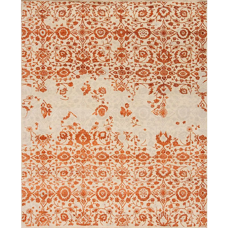 Amour Wool &amp; Silk, Delight, Ivory/Rust