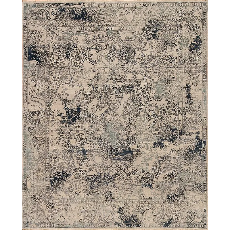 Amour Reserve Wool &amp; Silk, Passionate, Blue Print