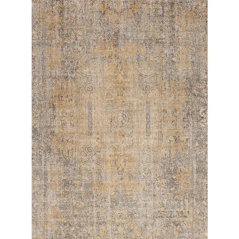 Transcendence Wool &amp; Silk Excellence, Grey-Yellow