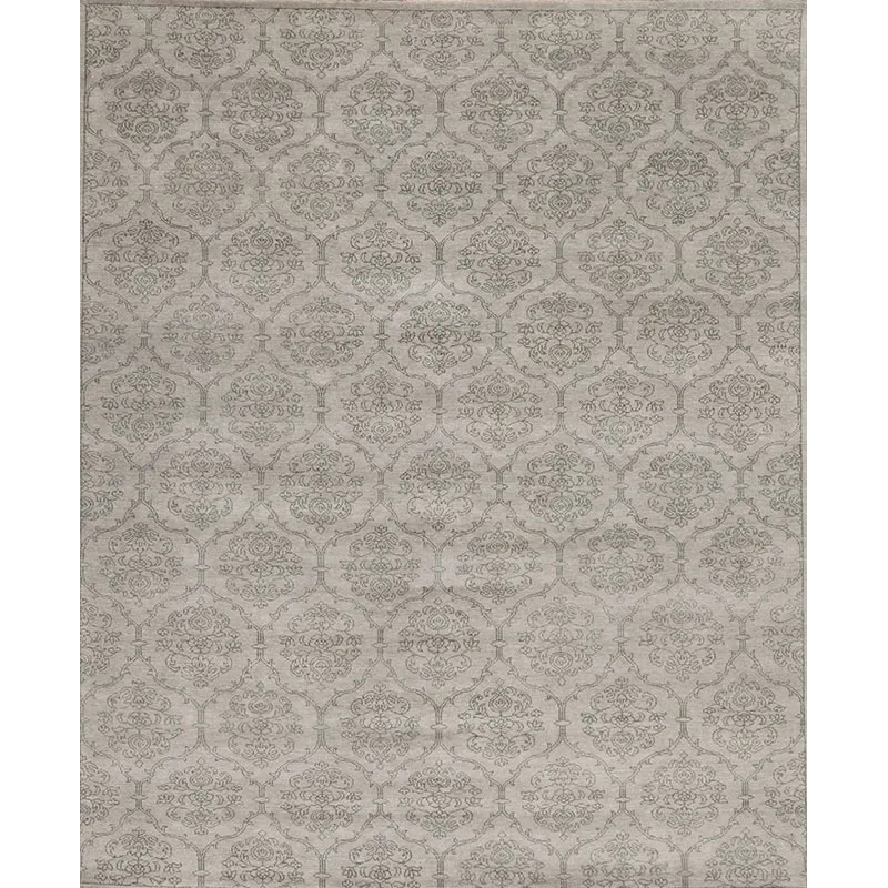 Ottoman, Mc-40 Grey/Silver