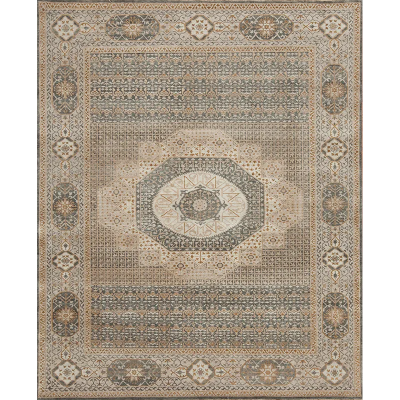 Egyptian, Rosetta, Dark Pewter/Beige