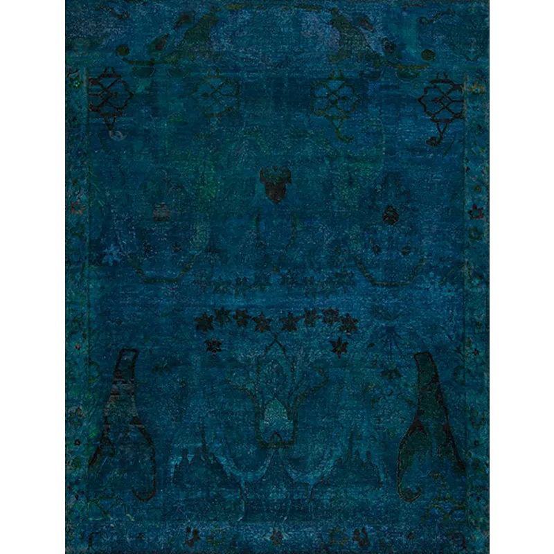 Assorted Traditional 151365 Noble House Over Dyed Ac 228, Blue Mix