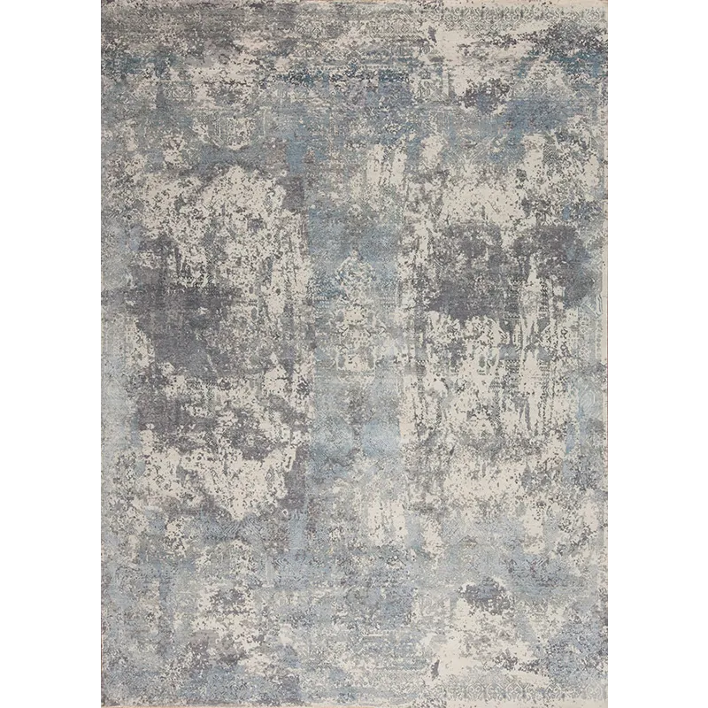 Transcendence Wool &amp; Silk Prominence, Ivory-Blues