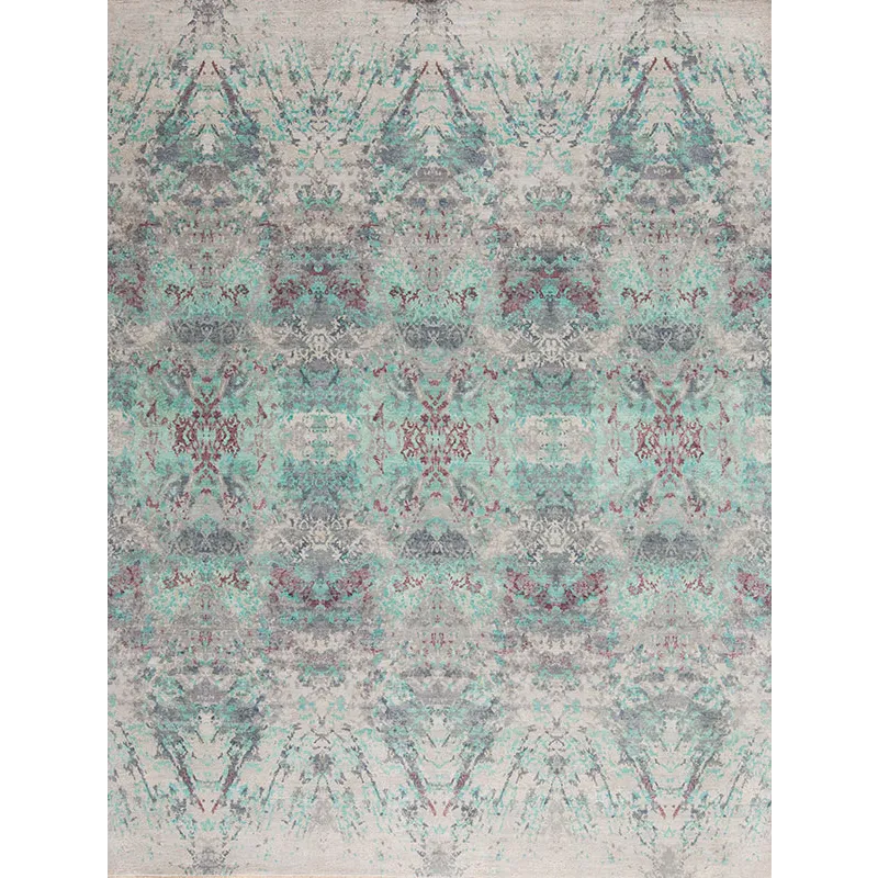 Fanciful Wool &amp; Silk, Whimsical, Aqua-Green