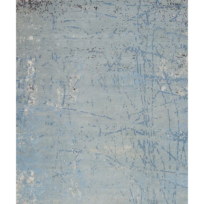 Modern Tibet 3 , Tranquility, Silvery/Blue