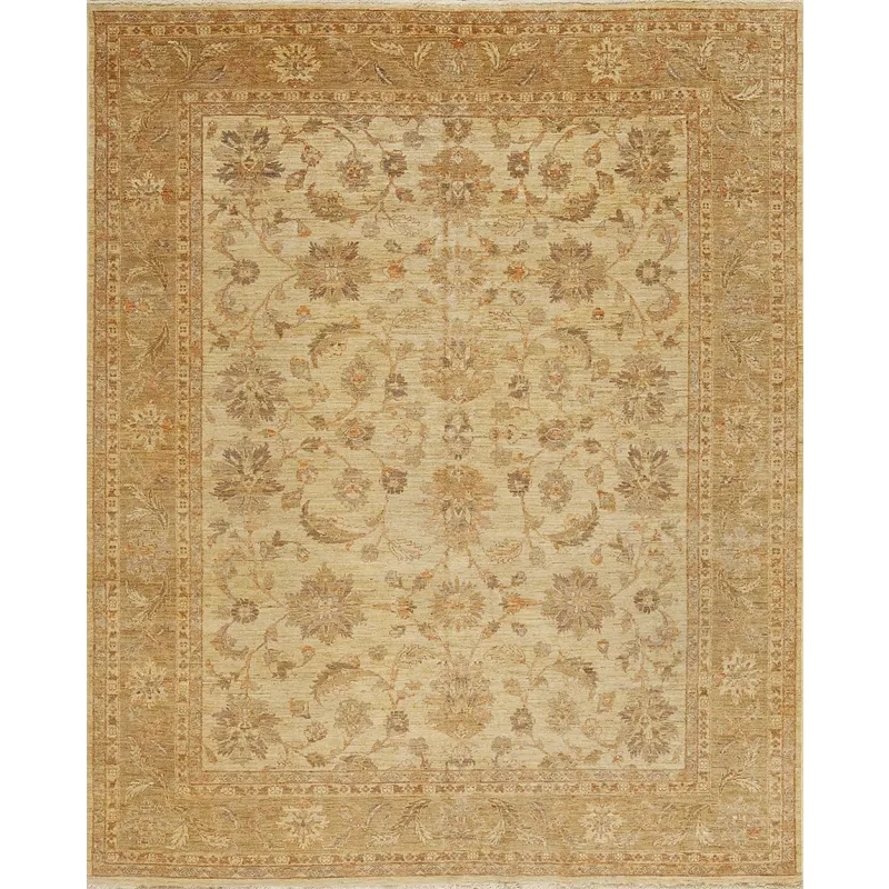 Traditional One Of A Kind, 152370 Peshawar Collection 10041, Beige