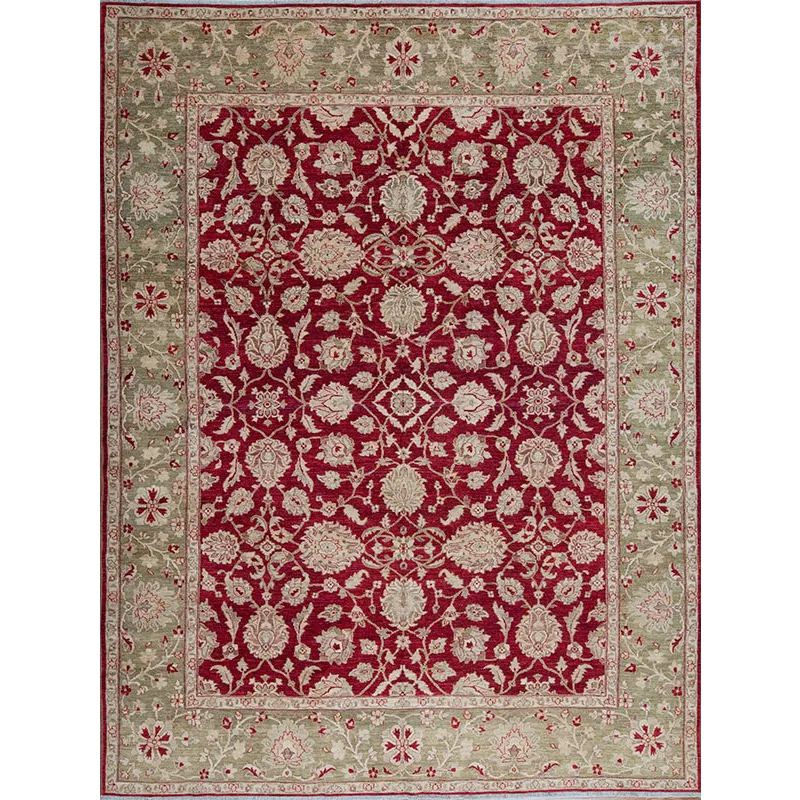 Assorted Traditional 152376 Peshawar Collection , 10197, Red