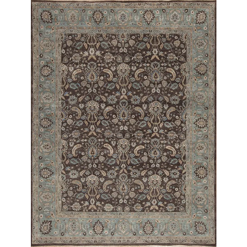 Assorted Traditional 152409 Md-95, Dark Grey/Light Blue