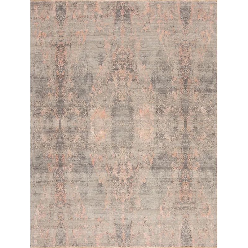 Pantheon Wool &amp; Silk, Electra, Grey-Salmon