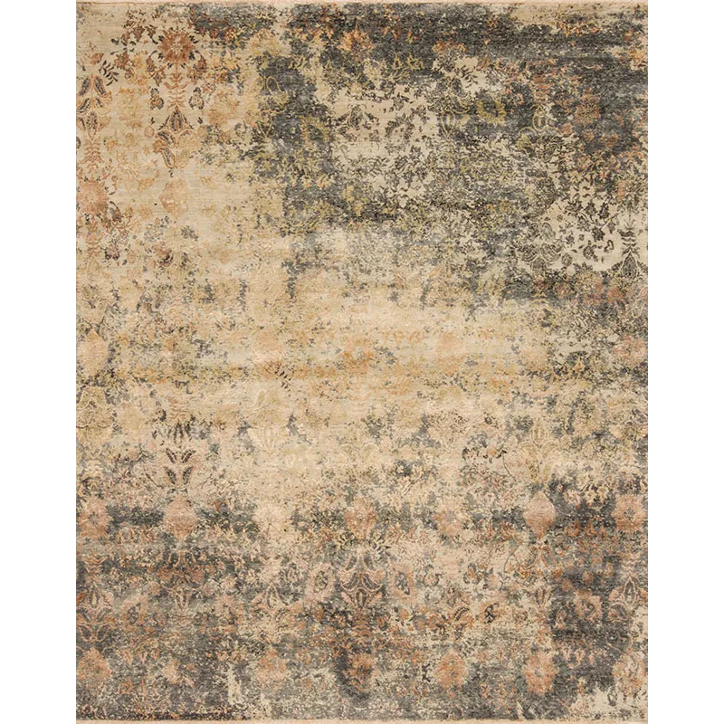 European Reserve Wool &amp; Silk, Belvedere, Beige-Blue