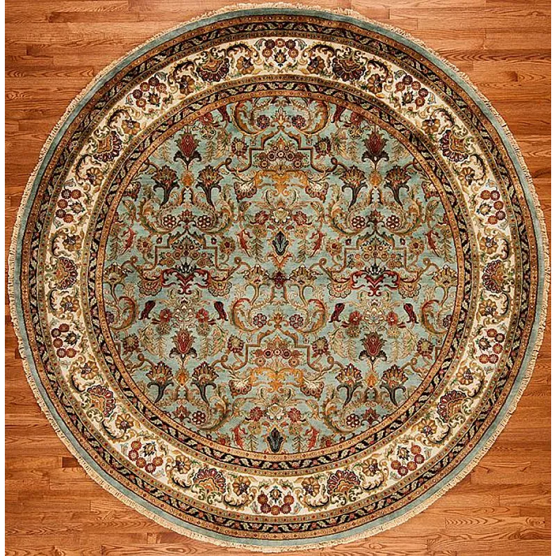 Golden Age Rounds Glamour, Blue/Ivory