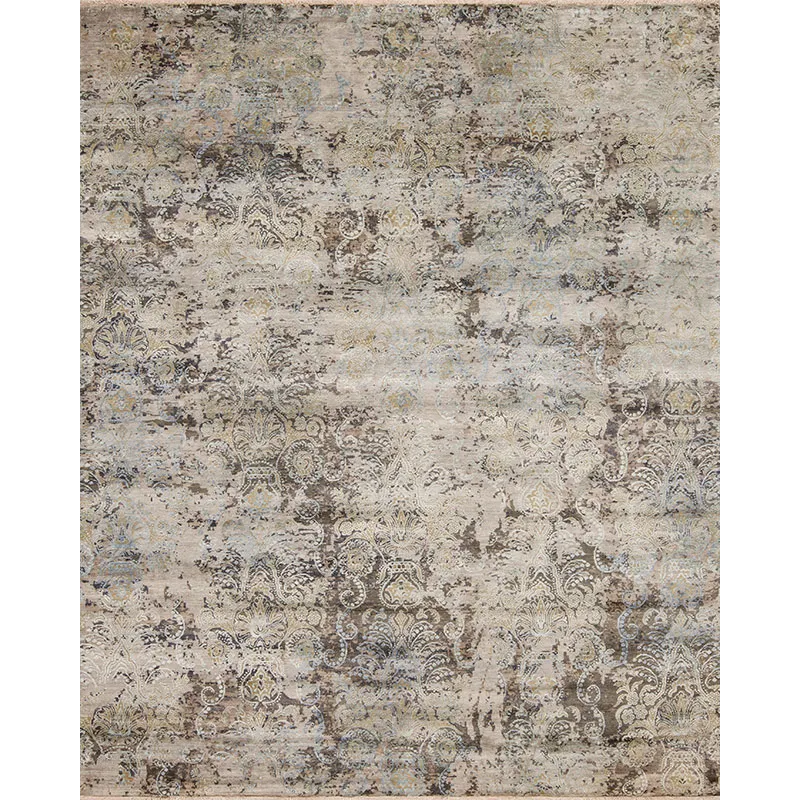 European Reserve Wool &amp; Silk, Buckingham, Beige-Blue