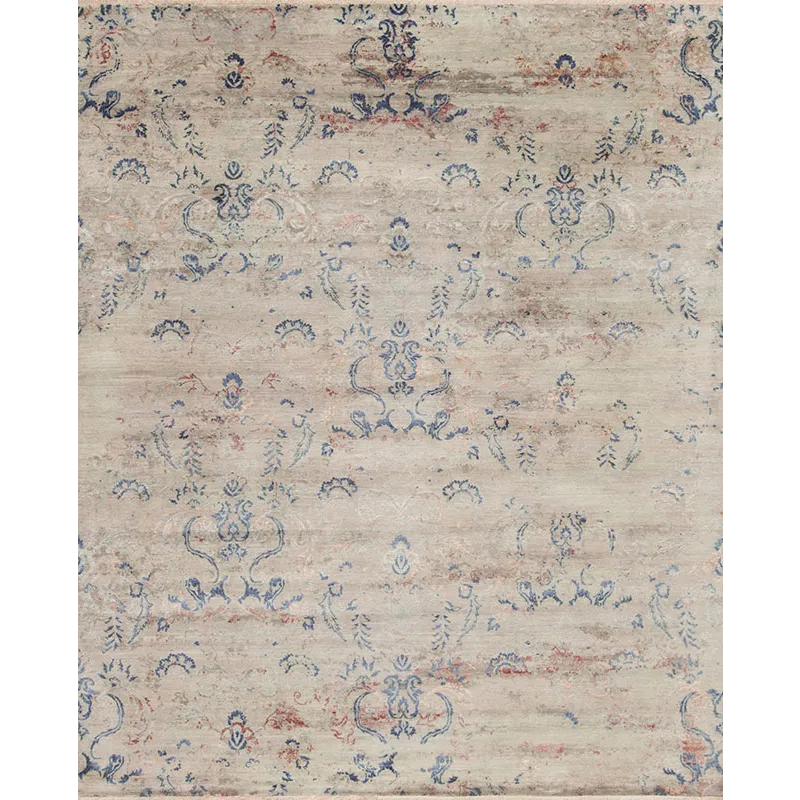 European Reserve Wool &amp; Silk, Prado, Beige-Blue