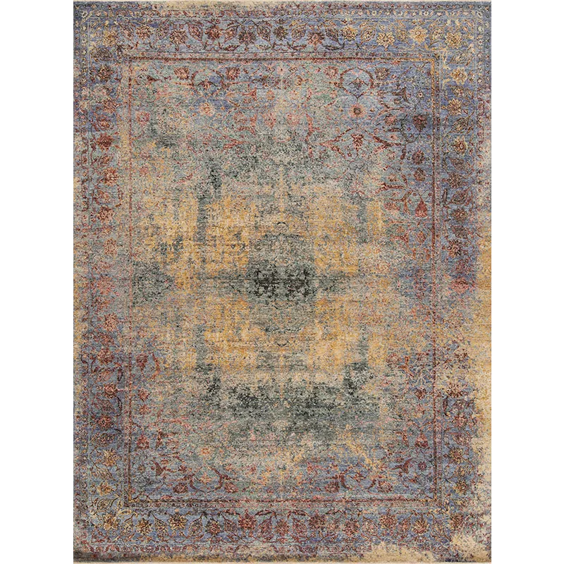 Ancient Pompeii, Blue-Multi