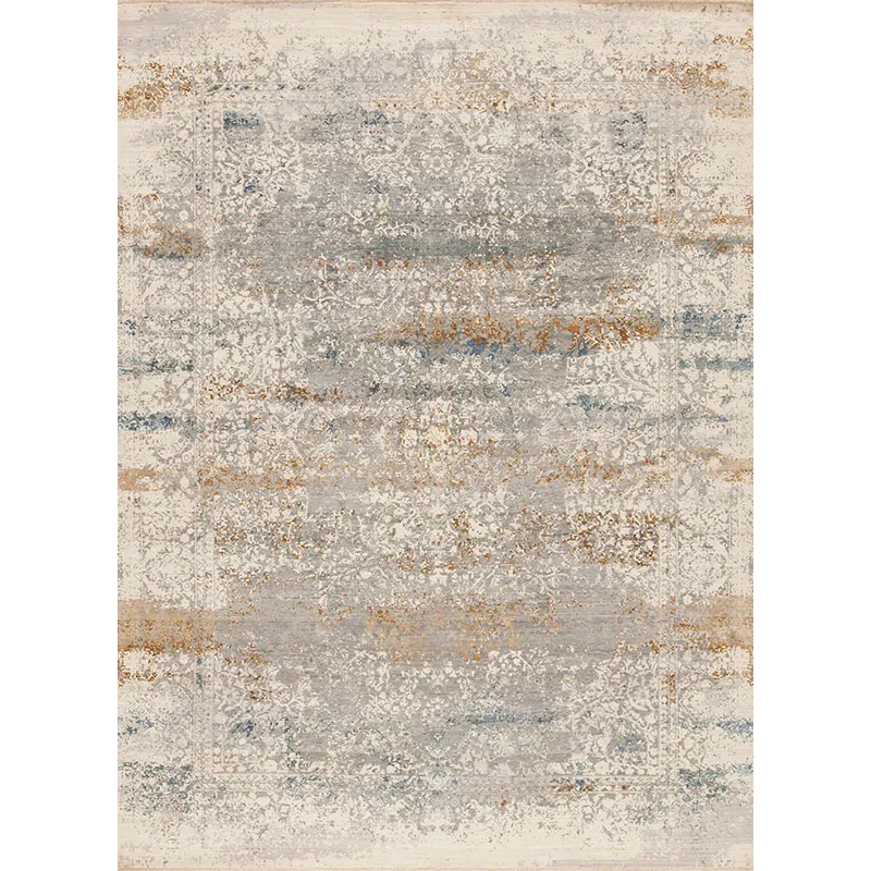 Ancient Wool &amp; Silk Delphi, Grey-Blue