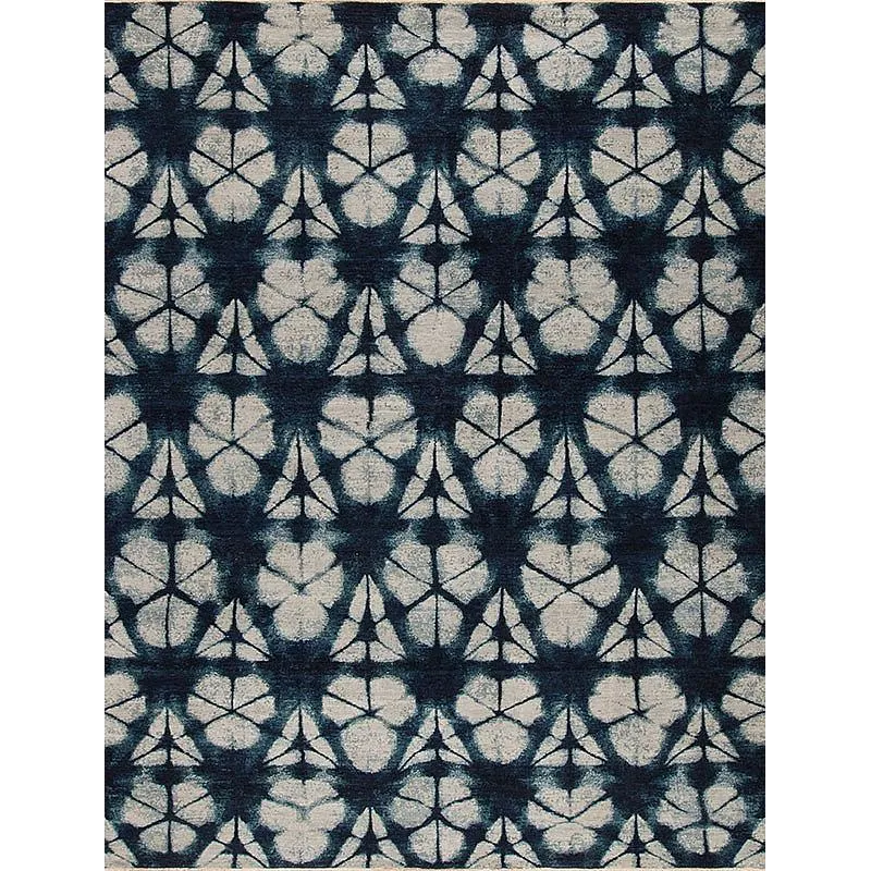 Shibori, Kofu, Ivory-Blues