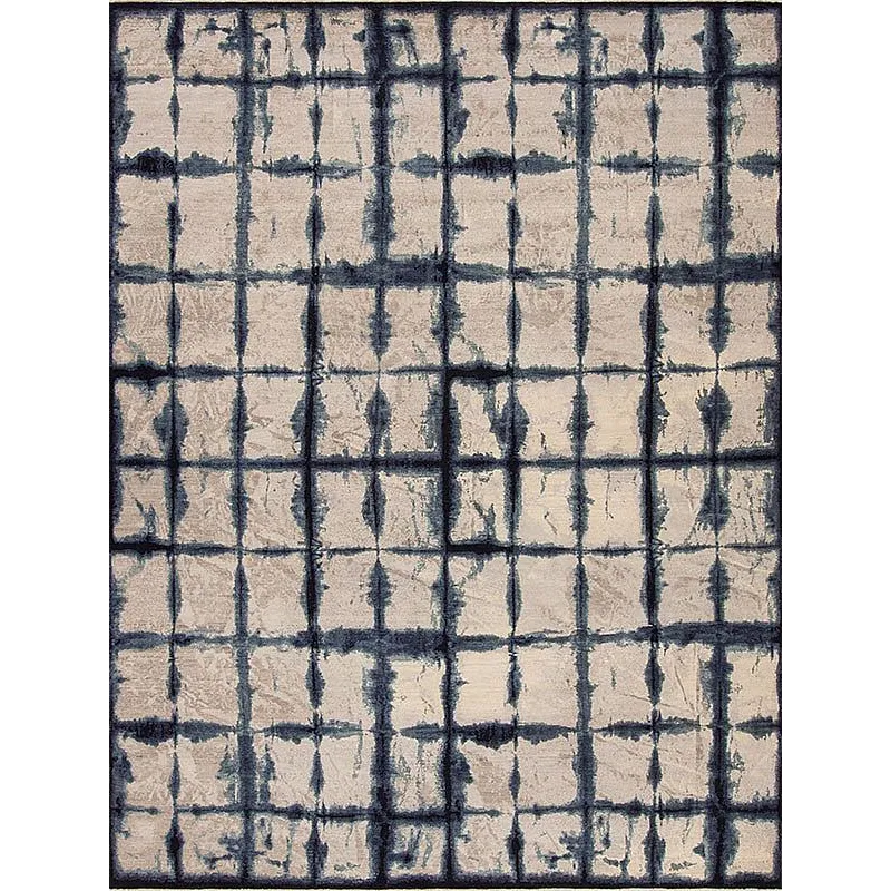 Shibori, Midori, Cream-Blue