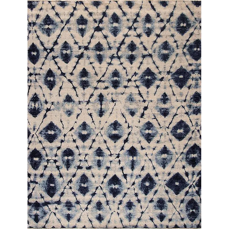 Shibori, Koga, Ivory-Blue
