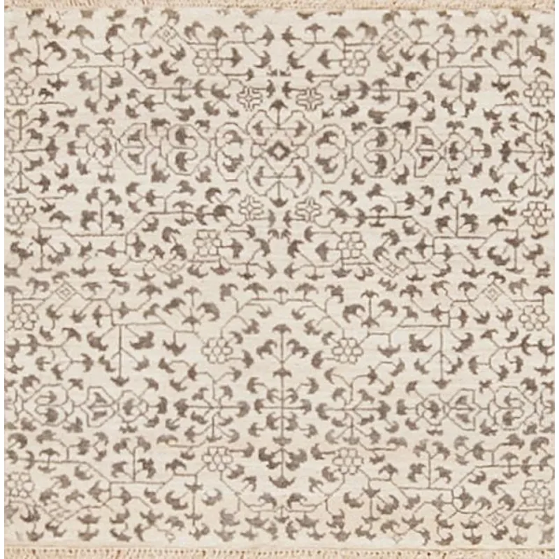 Manhattan Reserve Wool &amp; Silk Tompkins Square, Ivory-Platinum