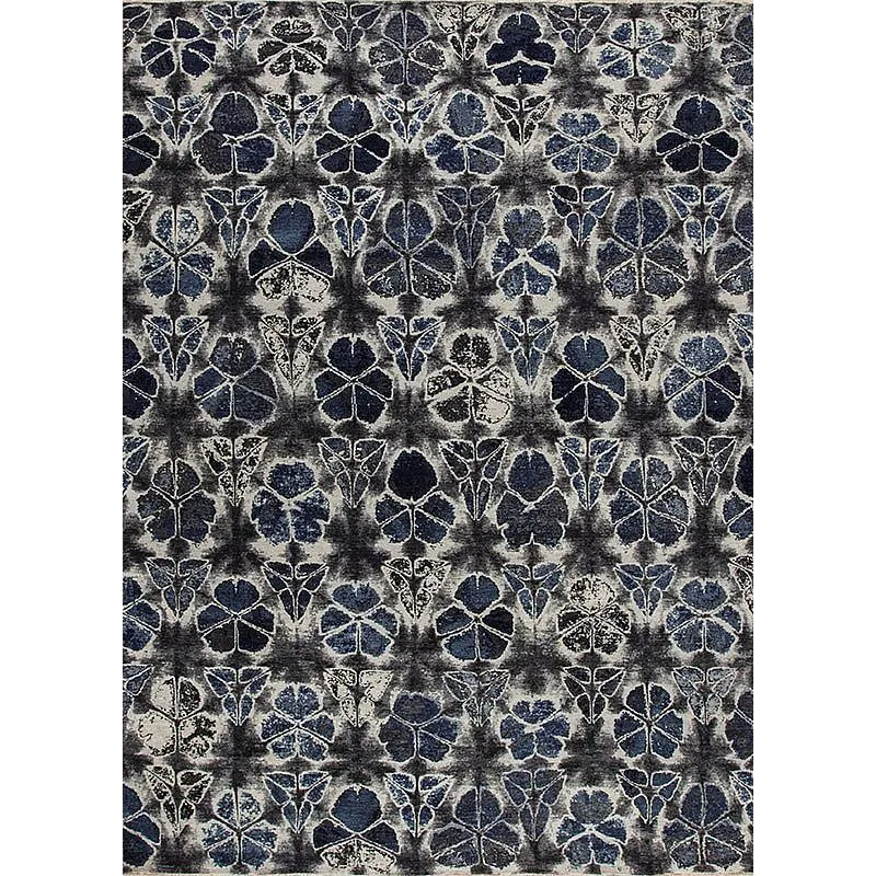 Shibori Series 156695 Shibori Couture , Mito, Grey-Blue