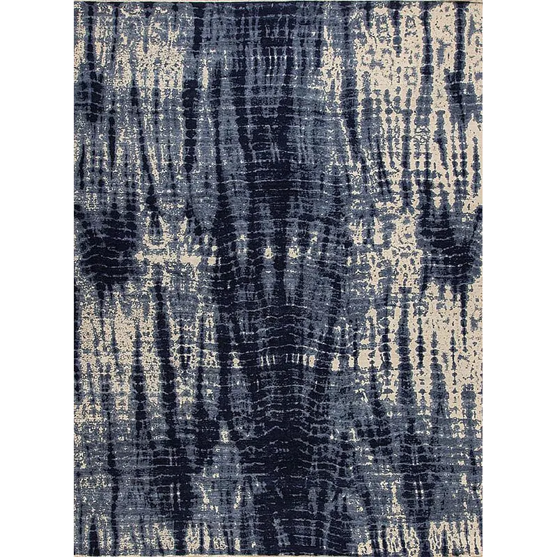 Shibori Series 156708 Shibori , Seto, Blues-Ivory